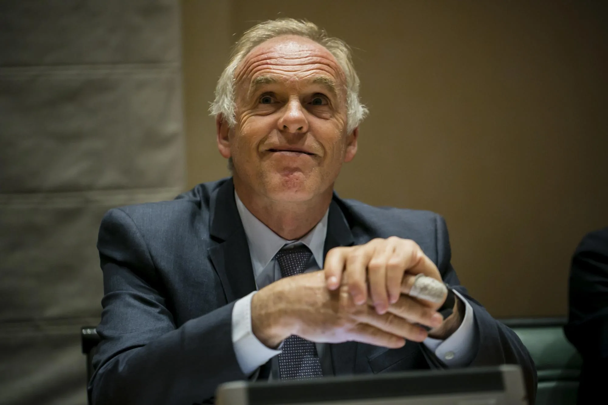 Public assistant à une conférence