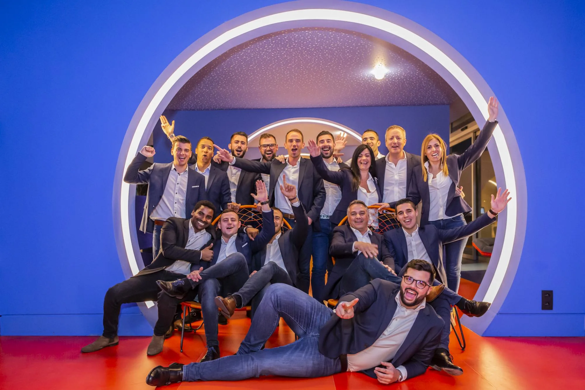 Ambiance d'une convention d'entreprise